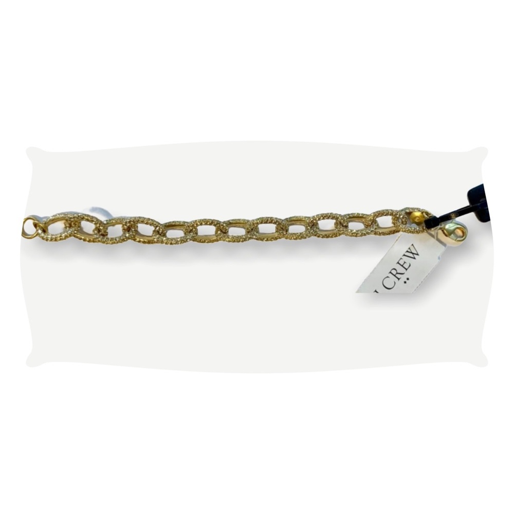 J CREW CRYSTAL PAVE LINK BRACELET - Picture 3 of 3